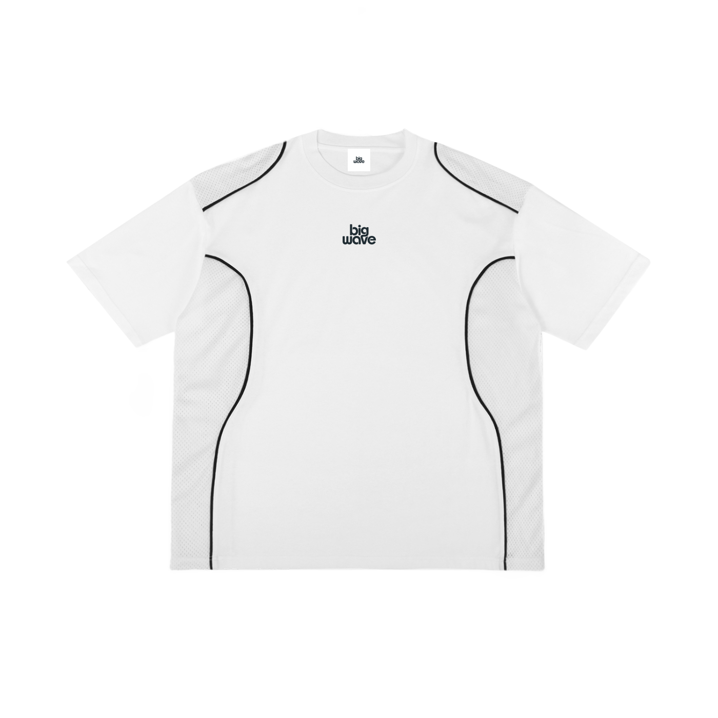 Contrast Piped Panel T-Shirt